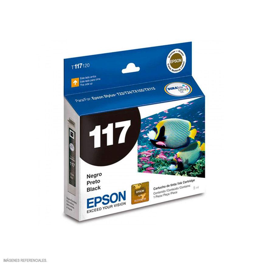 Tinta Compatible EPSON T117120 Negra