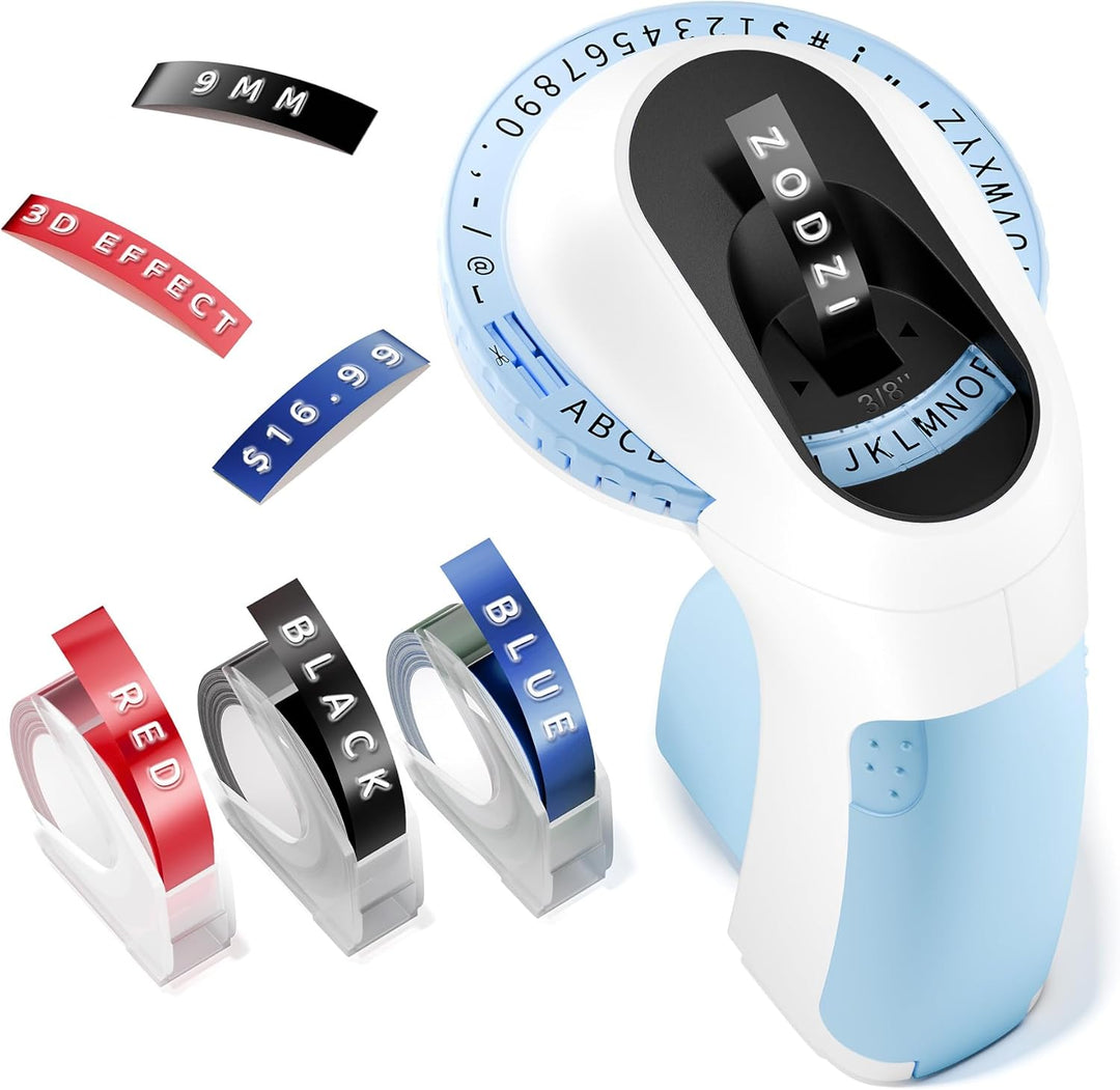 Etiquetadora manual NeoLabel Classic Embosser relieve 3D sin pilas equivalente Dymo Xpress Pro
