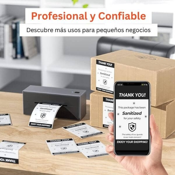 Etiquetas Adhesivas Termicas 100 x 150 mm Rollo x 350 Mercado Envios