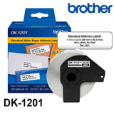 Etiquetas de dirección Brother DK-1201 Rollo Papel térmico para impresoras QL 29 x 90 mm (4000 etiquetas) Empaque