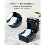 Impresora Termica de Etiquetas de Envio Bluetooth USB 108mm, 4 x 6 Xprinter XP-420B Soporte Rollo Etiquetas Incorporado