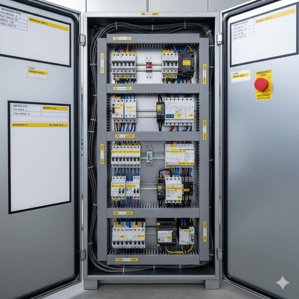 Marcado de gabinetes eléctricos y tableros