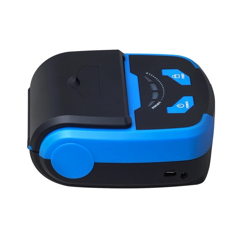 Mini Impresora Térmica Portátil 80 mm Ticketera Xprinter XP-P810 wifi, Bluetooth, USB, cerrada vista