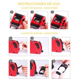 Pistola Etiquetadora Precios Rotuladora Fechador Producción Vencimiento MX-5500 instrucciones de uso