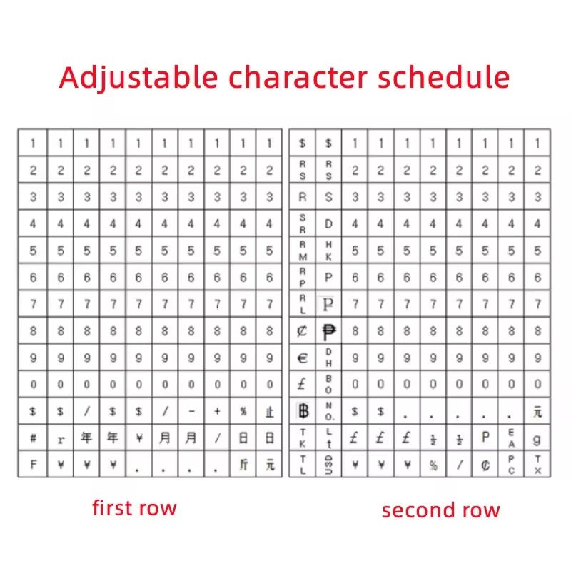 Pistola Etiquetadora de Precios, Rotuladora Fechador Producción y Vencimiento MX-6600 caracteres y simbolos