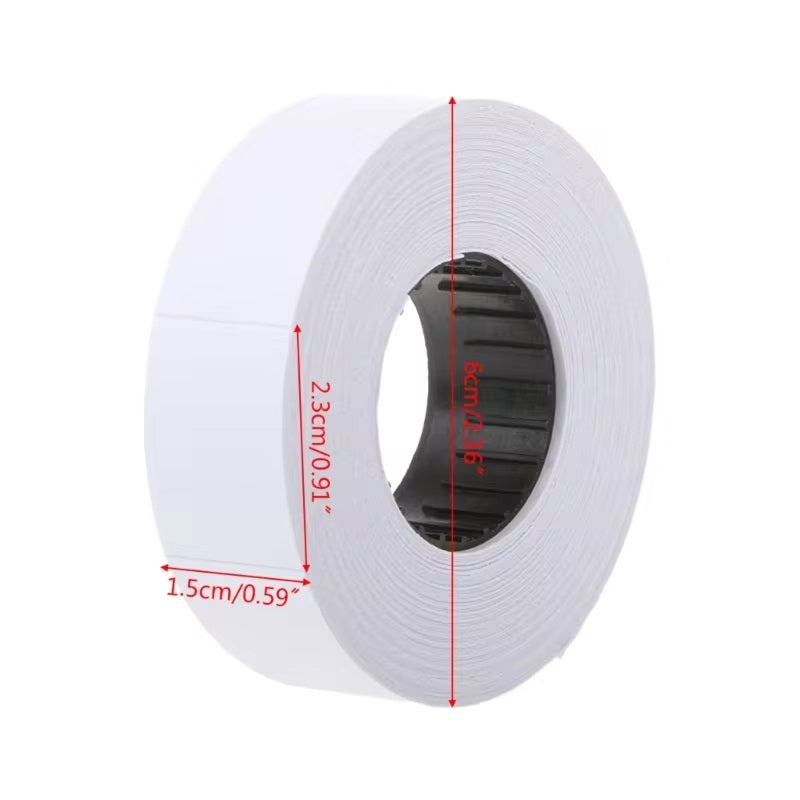 Rollo de Etiqueta en Blanco de Pistola Etiquetadora Rotuladora MX-6600