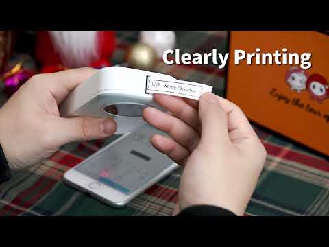 Etiquetadora NazTek D35 Mini Impresora Termica de Etiquetas Portatil Bluetooth Video