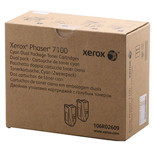 Toner Xerox 106R02609 Cyan Dual Pack