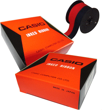 Cinta entintada (Rodillo de tinta) Casio para Calculadora HR-8TM Pack x 5