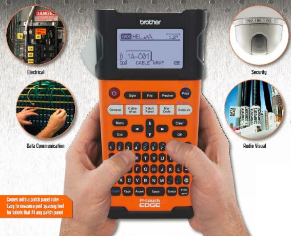 Etiquetadora Brother Industrial PT-E300VP aplicaciones