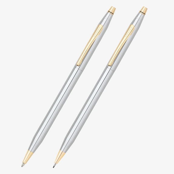 JUEGO PORTAMINAS Y LAPICERO CLASSIC CENTURY MEDALIST CROMO CON ORO 23KT C330105