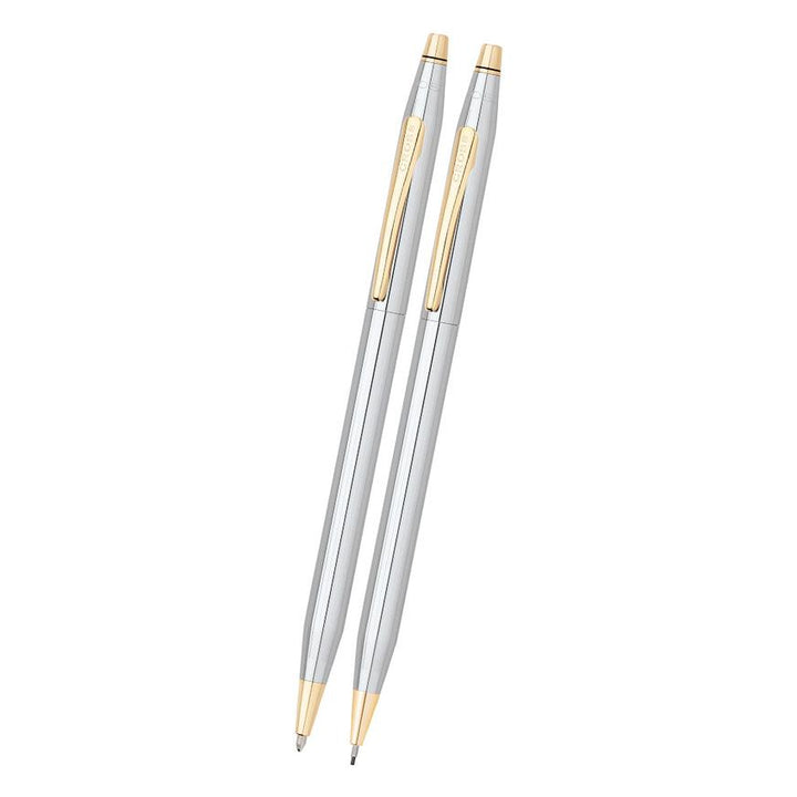 JUEGO PORTAMINAS Y LAPICERO CLASSIC CENTURY MEDALIST CROMO CON ORO 23KT C330105