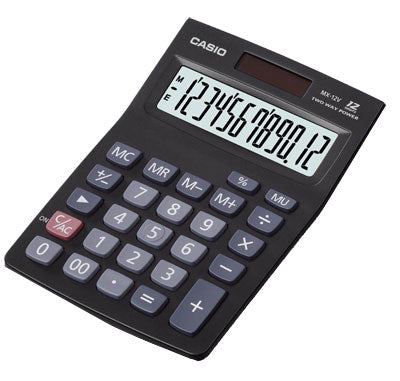 Calculadora 12 Digitos Casio MX-120 S Negra