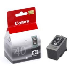 Cartucho de Tinta Original Canon PG-40 Negro Impresoras Canon compatibles: FAX JX200, JX210P, Pixma iP1600, iP1700, iP1800, iP2600, MP140, MP150, MP160, MP170, MP180, MP190, MP210, MP450, MP460, MP470, MX300, MX310