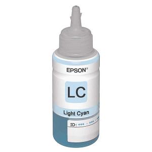 Tinta Epson Original T673520-AL-673 Light Cyan 70ml en botella