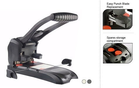 Perforador Semi Industrial para 150 hojas 2 Huecos Kangaro HDP 2160N Effort Less