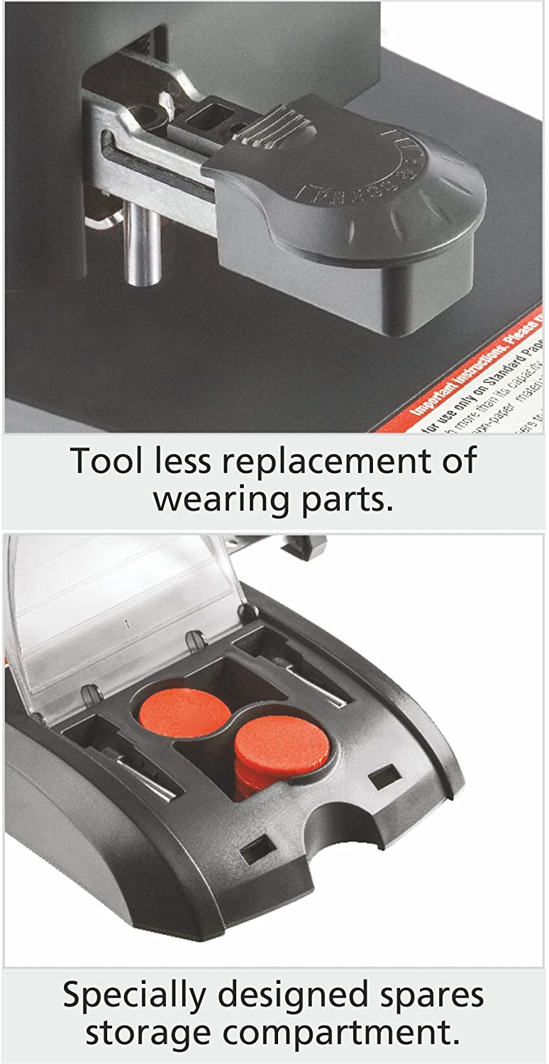 Perforador Semi Industrial para 150 hojas 2 Huecos Kangaro HDP 2160N Effort Less detalle