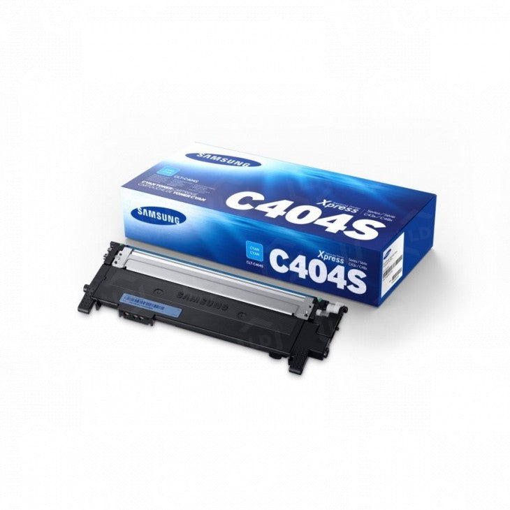 Tóner Samsung CLT-C404S Cian para Impresora Láser Xpress C430, C480