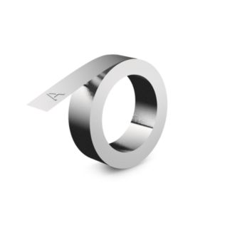 Cinta para Etiquetadora, Rotuladora Dymo de Aluminio auto adhesiva  1/2'' X 12'